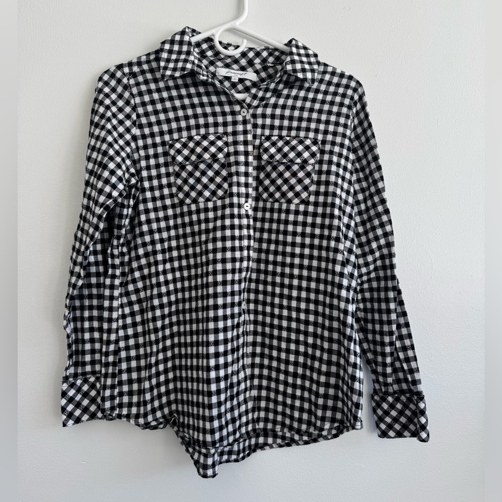Foxcroft Women’s Long Sleeve Stretchy Check Shirt